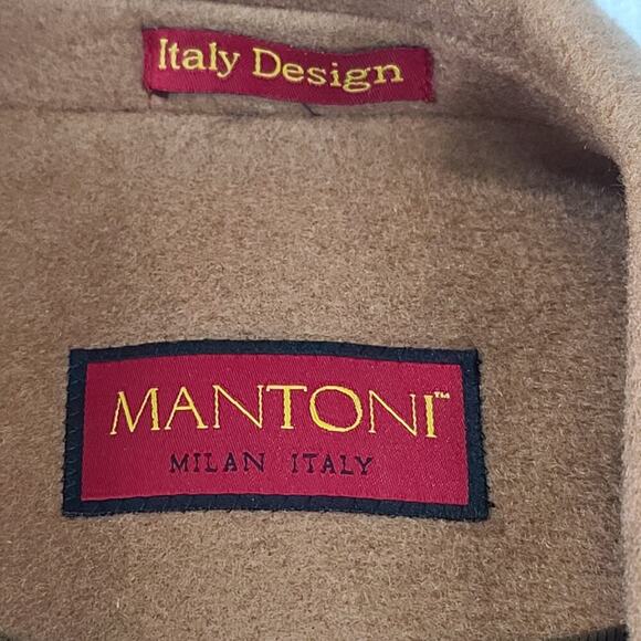 Mantoni men's Italian wool & cashmere brown Size 48r Old Money Capsule Classic - Picture 9 of 11